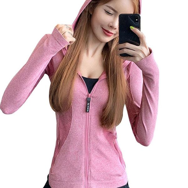 yoga outfit autumn women running zipper hooded jackets slim fit sports long-sleeved coats fitness workout trainning exercise
yoga outfit autumn women running zipper hooded jackets slim fit sports long-sleeved coats fitness workout trainning exercise