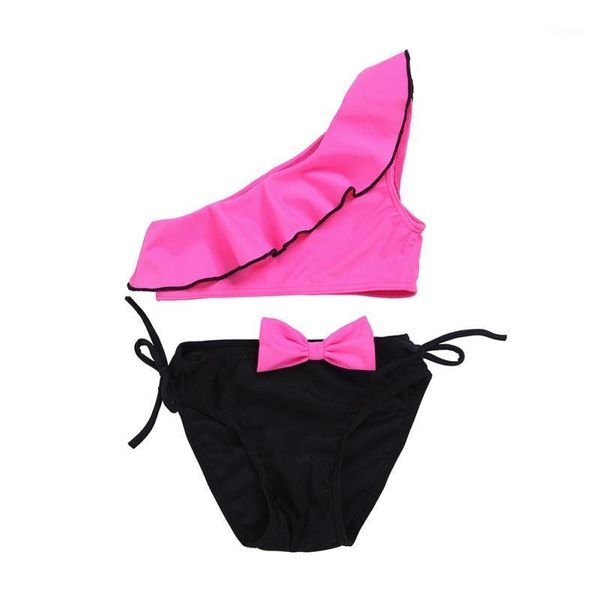 summer kids swimwear girls 2pcs sleeveless shoulder ruffles swimsuit bow swimming trunks bathing suit set, Black
summer kids swimwear girls 2pcs sleeveless shoulder ruffles swimsuit bow swimming trunks bathing suit set, Black