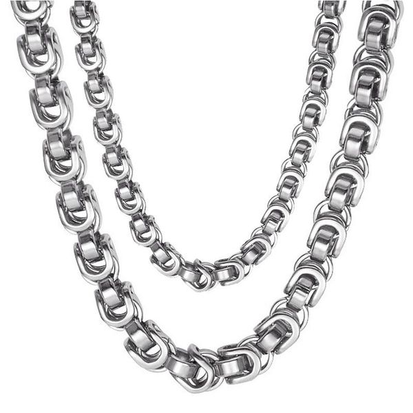 chains necklace men stainless steel punk hip hop chain on the neck color black gold male accessories 2021, Silver
chains necklace men stainless steel punk hip hop chain on the neck color black gold male accessories 2021, Silver