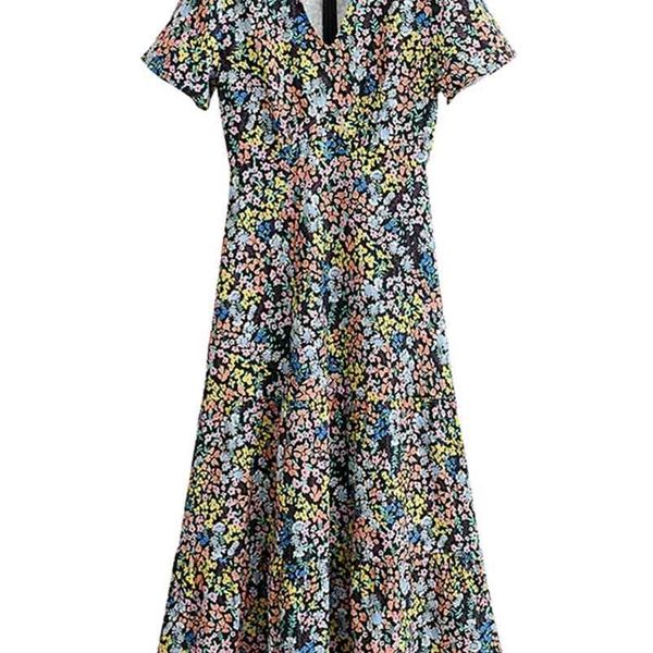 summer women floral dresses beach o-neck short sleeve a line knee-length ladies clothing size l 210524, Black;gray
summer women floral dresses beach o-neck short sleeve a line knee-length ladies clothing size l 210524, Black;gray