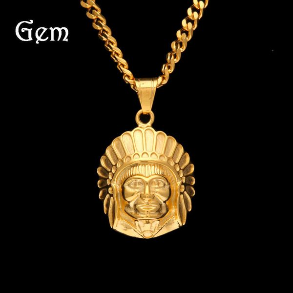 hip hop indian chief stainless steel men's pendant fashion personality jewelry, Silver
hip hop indian chief stainless steel men's pendant fashion personality jewelry, Silver