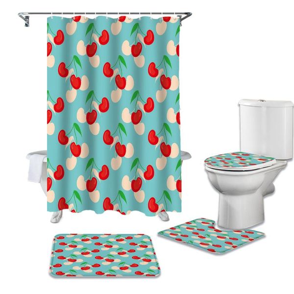 shower curtains red cherry fruit durable waterproof curtain set bathroom rugs carpet toilet seat cover pad floor mat
shower curtains red cherry fruit durable waterproof curtain set bathroom rugs carpet toilet seat cover pad floor mat