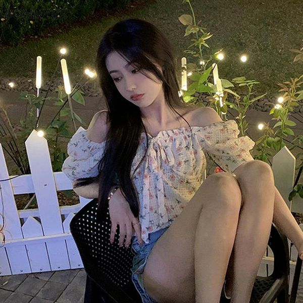 women's blouses & shirts women sweet female floral puff sleeve casual all match lovely slash neck cozy stylish korean style chic clothi, White
women's blouses & shirts women sweet female floral puff sleeve casual all match lovely slash neck cozy stylish korean style chic clothi, White