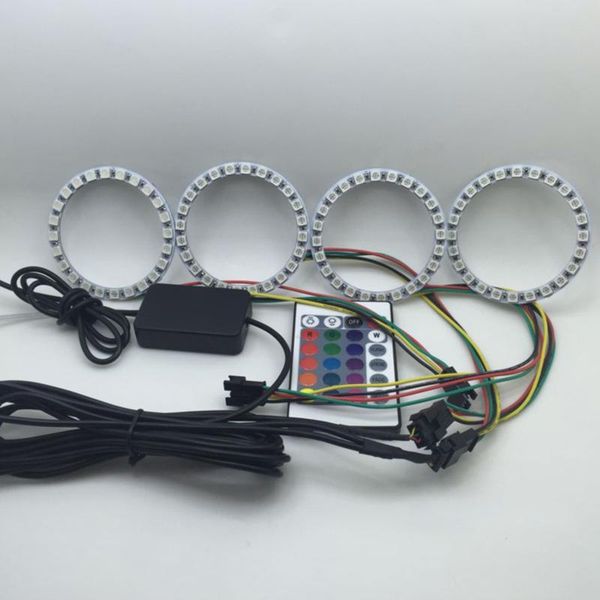 car headlights led colorful remote control rgb angel eye aperture devil audio speaker
car headlights led colorful remote control rgb angel eye aperture devil audio speaker