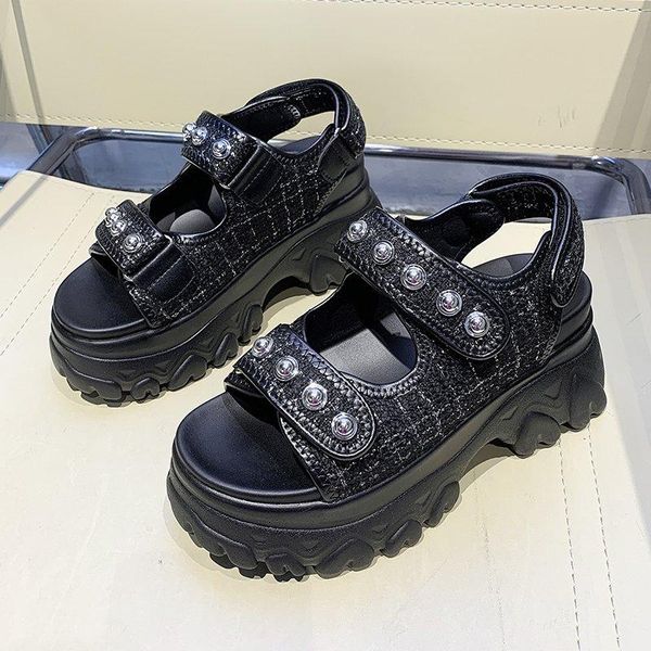 sandals women 2021 summer outdoor platform casual beach shoes female wedges fashion thick sole open toe roman, Black
sandals women 2021 summer outdoor platform casual beach shoes female wedges fashion thick sole open toe roman, Black