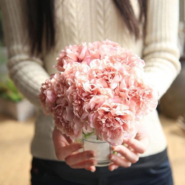 decorative flowers & wreaths wedding bridal holding 5pcs/bunch artificial peony silk flower leaf bouquet bridesmaid home party decor garden
decorative flowers & wreaths wedding bridal holding 5pcs/bunch artificial peony silk flower leaf bouquet bridesmaid home party decor garden