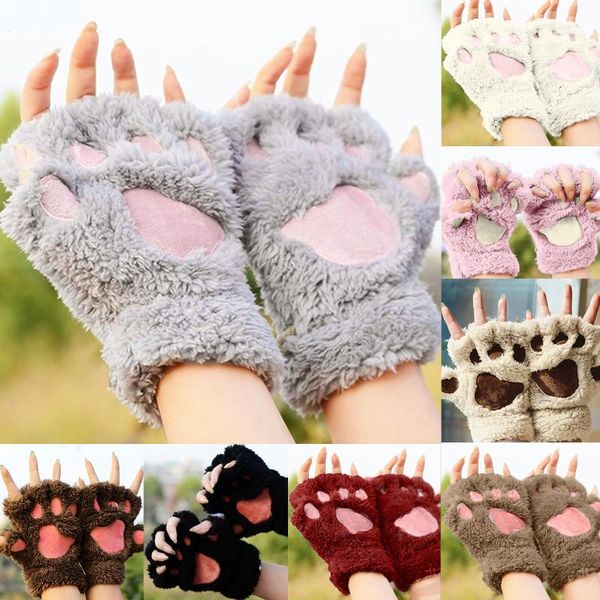 five fingers gloves cat' claw plush half-finger bear' fingerless kawaii women' thick fleece lovely glove garra luvas de pe, Blue;gray
five fingers gloves cat' claw plush half-finger bear' fingerless kawaii women' thick fleece lovely glove garra luvas de pe, Blue;gray