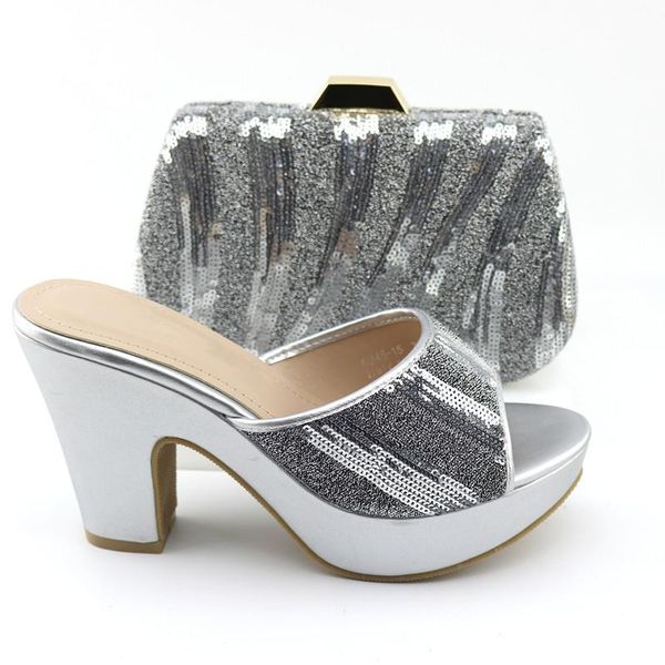 dress shoes silver color matching women shoe and bags set decorated with rhinestone african bag for party, Black
dress shoes silver color matching women shoe and bags set decorated with rhinestone african bag for party, Black