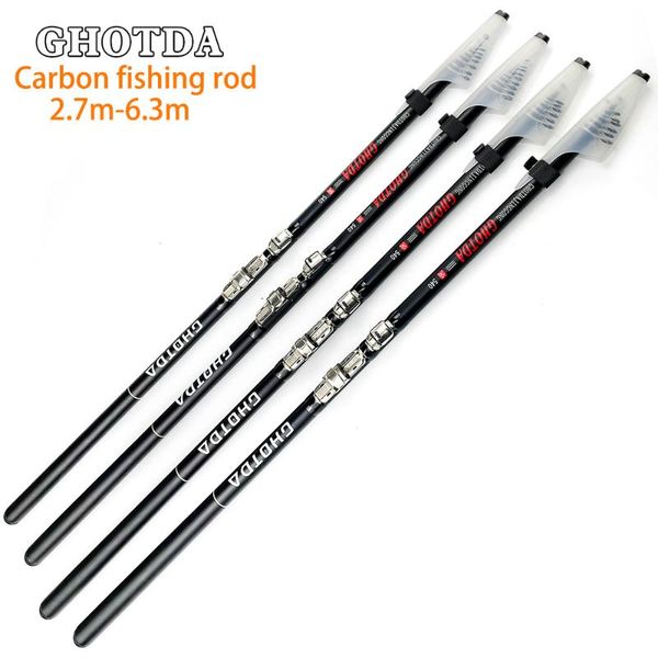 ga 2.7-6.3m fishing rods ultralight weight carbon fiber spining rod for saltwater freshwater fishing poles
ga 2.7-6.3m fishing rods ultralight weight carbon fiber spining rod for saltwater freshwater fishing poles