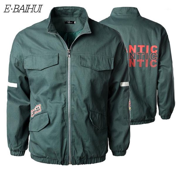 men's jackets e-baihui mens windbreaker jacket men streetwear 2021 multi-pocket bomber fashion coats autumn clothes, Black;brown
men's jackets e-baihui mens windbreaker jacket men streetwear 2021 multi-pocket bomber fashion coats autumn clothes, Black;brown