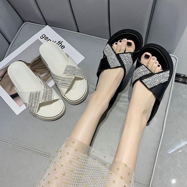 slippers women's genuine leather shoes casual pantofle med platform slides shale female beach luxury 2021 summer rubber flat sof, Black
slippers women's genuine leather shoes casual pantofle med platform slides shale female beach luxury 2021 summer rubber flat sof, Black
