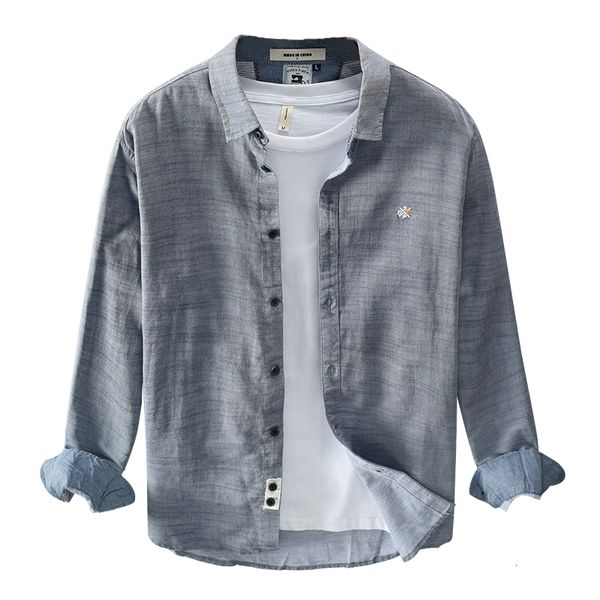 2021 new nova chegada manga comprida puro algodo camisas de marca para homens casual confortvel camisa masculina slida lnpl, White
2021 new nova chegada manga comprida puro algodo camisas de marca para homens casual confortvel camisa masculina slida lnpl, White