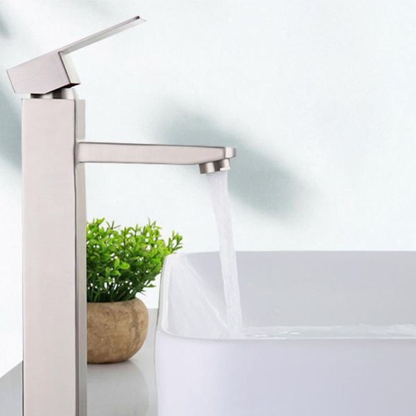 brushed square bathroom faucet single handle stainless steel basin faucet bathroom tap
brushed square bathroom faucet single handle stainless steel basin faucet bathroom tap