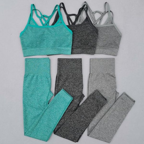 new seamless sports suits workout set women gym clothing sportswear fitness leggings padded push-up strappy sports bra yoga set
new seamless sports suits workout set women gym clothing sportswear fitness leggings padded push-up strappy sports bra yoga set