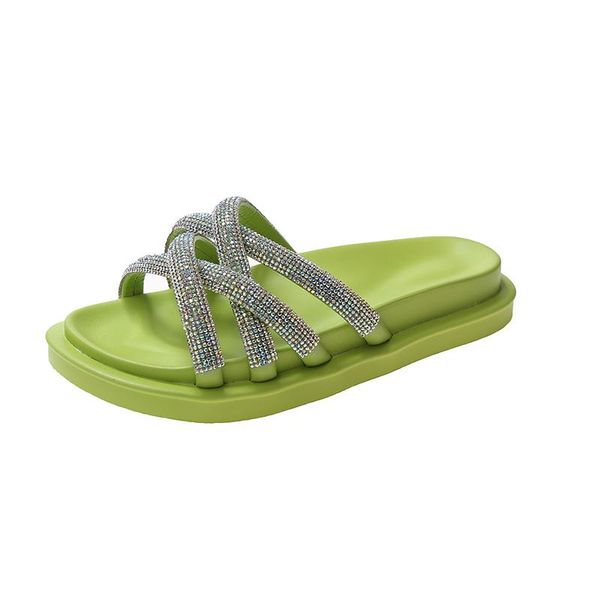 slippers cross strap rhinestone sandals and women 2021 summer platform open-toe casual beach shoes, Black
slippers cross strap rhinestone sandals and women 2021 summer platform open-toe casual beach shoes, Black