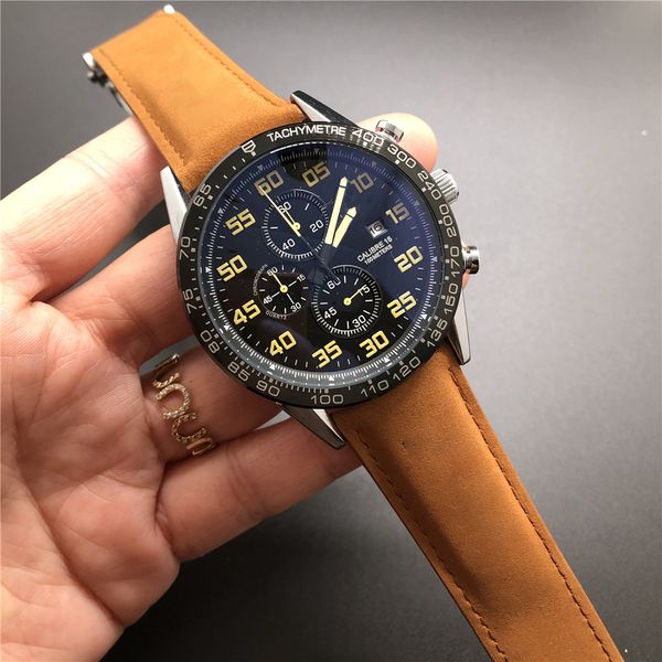 men fashion watches quartz automatic date leather bracelet dial calendar display 14 colors choose men luxury watch, Slivery;brown
men fashion watches quartz automatic date leather bracelet dial calendar display 14 colors choose men luxury watch, Slivery;brown
