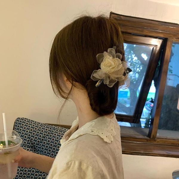 hair clips & barrettes floral claw clip with simulation flower decor acrylic updo jaw elegant shower clamps for girls women 12cm bn, Golden;silver
hair clips & barrettes floral claw clip with simulation flower decor acrylic updo jaw elegant shower clamps for girls women 12cm bn, Golden;silver