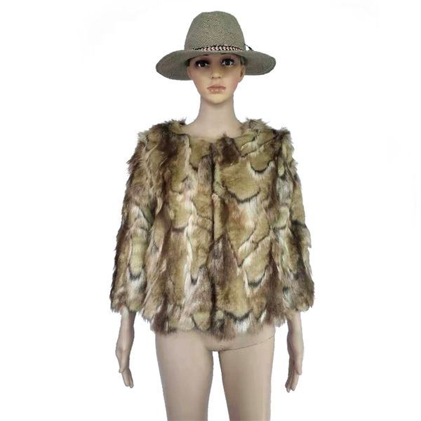 autumn winter snake print 3/4 sleeve crop slim faux mink fur coat women luxury fake jackets female plus size 211207, Black
autumn winter snake print 3/4 sleeve crop slim faux mink fur coat women luxury fake jackets female plus size 211207, Black