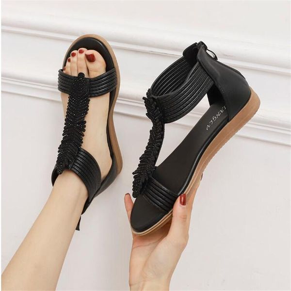 2021 summer rome sandals women beach shoes women's sandals flat summer shoes fashion ladies solid color plus size, Black
2021 summer rome sandals women beach shoes women's sandals flat summer shoes fashion ladies solid color plus size, Black