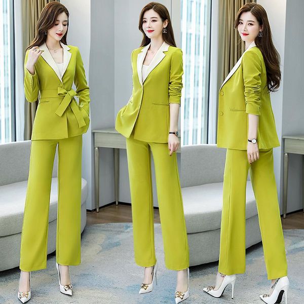 women's two piece pants 2021 2xl plus size clothing office lady and slim business suit spring style, White
women's two piece pants 2021 2xl plus size clothing office lady and slim business suit spring style, White
