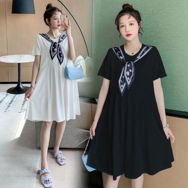 maternity dresses 52175# clothes summer cotton short sleeves loose stylish slimming dress pregnant women mom, White
maternity dresses 52175# clothes summer cotton short sleeves loose stylish slimming dress pregnant women mom, White
