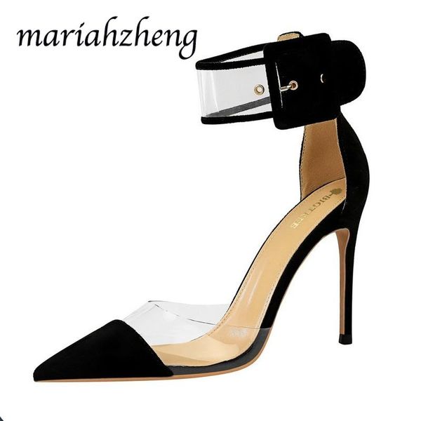 dress shoes meriahzheng summer ultra-high heel shallow mouth suede women's stitching pointed hollow transparent word sandals ds, Black
dress shoes meriahzheng summer ultra-high heel shallow mouth suede women's stitching pointed hollow transparent word sandals ds, Black