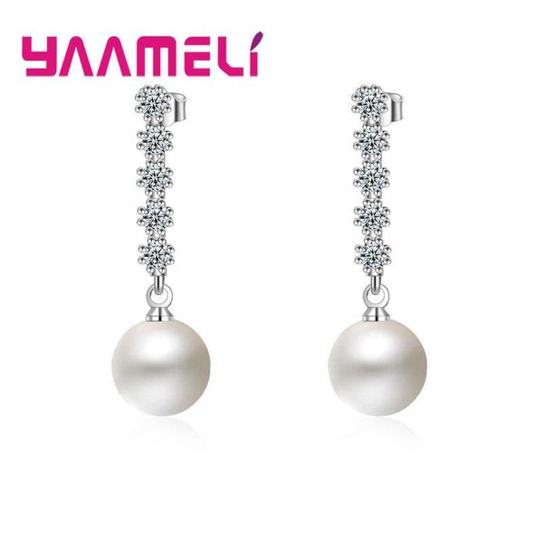 stud elegantment syle pearl design 925 sterling silver earring for charming woman girls favorite anniversary gift, Golden;silver
stud elegantment syle pearl design 925 sterling silver earring for charming woman girls favorite anniversary gift, Golden;silver