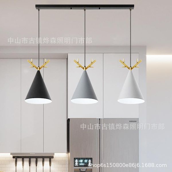 pendant lamps nordic restaurant lamp bar light special bright three head led porch iron art creative home decoration
pendant lamps nordic restaurant lamp bar light special bright three head led porch iron art creative home decoration