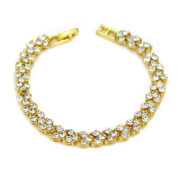 link, chain 2021 fashion trend personalized versatile alloy bracelet simple diamond inlaid women's temperament, Black
link, chain 2021 fashion trend personalized versatile alloy bracelet simple diamond inlaid women's temperament, Black