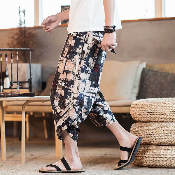 men's pants chinese style mens cotton linen male summer casual calf-length man pattern print baggy loose trousers beux o6tm, Black
men's pants chinese style mens cotton linen male summer casual calf-length man pattern print baggy loose trousers beux o6tm, Black