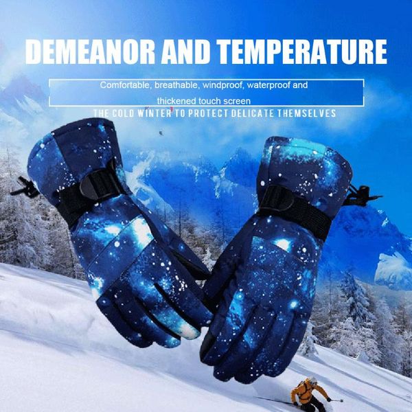 cycling gloves windproof thickened warm motorcycle mittens sports full finger touch screen skiing riding, Black
cycling gloves windproof thickened warm motorcycle mittens sports full finger touch screen skiing riding, Black