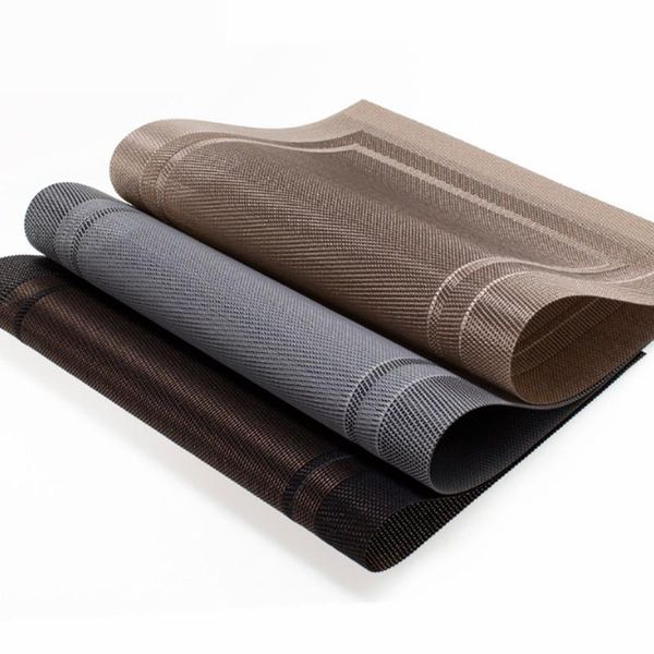 table runner 4pcs placemat european pvc mat coasters non-slip thickened heat insulation kitchen restaurant waterproof knitting
table runner 4pcs placemat european pvc mat coasters non-slip thickened heat insulation kitchen restaurant waterproof knitting