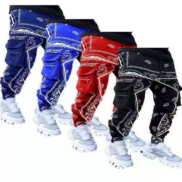 1overalls men's european and american printed flowers loose feet high street multi bag design, Black
1overalls men's european and american printed flowers loose feet high street multi bag design, Black