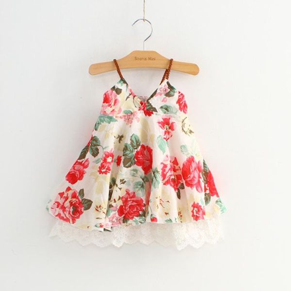 girl's dresses little girls princess baby floral lace beach dress summer clothing 2-6y toddler kids tutu, Red;yellow
girl's dresses little girls princess baby floral lace beach dress summer clothing 2-6y toddler kids tutu, Red;yellow