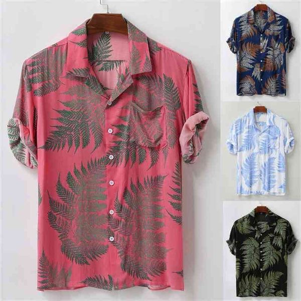 men's colorful summer short sleeve loose buttons casual shirt blouse summer fashion print shirt loose beach hawaiian shirt 210705, White;black
men's colorful summer short sleeve loose buttons casual shirt blouse summer fashion print shirt loose beach hawaiian shirt 210705, White;black