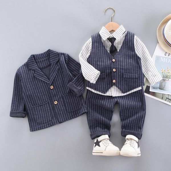 clothing sets melario baby boys gentlemen clothes suits 4pcs children's party formal toddler striped coats shirt pants outfits, White
clothing sets melario baby boys gentlemen clothes suits 4pcs children's party formal toddler striped coats shirt pants outfits, White