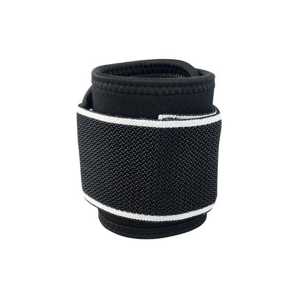 sports wristband delicate texture 1 pair guard protector weightlifting fitness wrist band support, Black;red