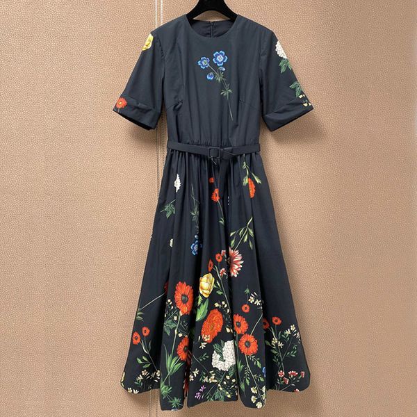 2021 spring/summer new women dress fashion pure cotton black white flower print short sleeve sicily sweet 9vn6, Black;gray
2021 spring/summer new women dress fashion pure cotton black white flower print short sleeve sicily sweet 9vn6, Black;gray