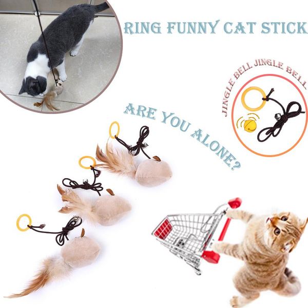 cat toys mzhq 1pc ring funny stick feather mouse with bell self-hey kitten interactive gift box accessories pet supplies
cat toys mzhq 1pc ring funny stick feather mouse with bell self-hey kitten interactive gift box accessories pet supplies