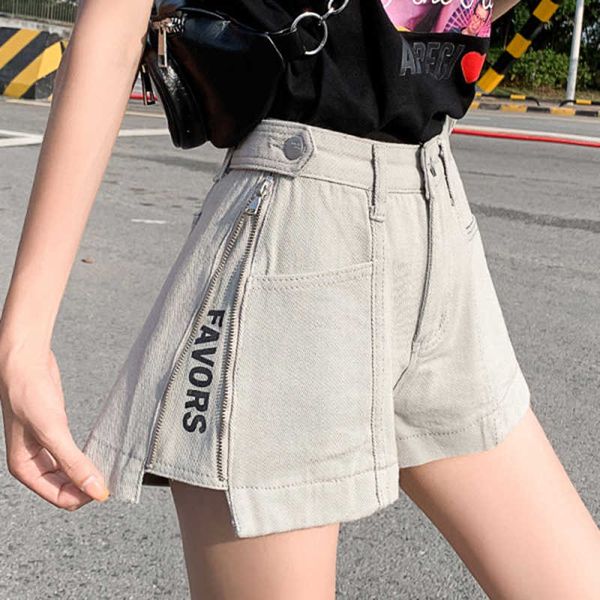 2021 summer denim shorts women streetwear zipper letter printed jeans shorts plus size woman femme short mujer, White;black
2021 summer denim shorts women streetwear zipper letter printed jeans shorts plus size woman femme short mujer, White;black