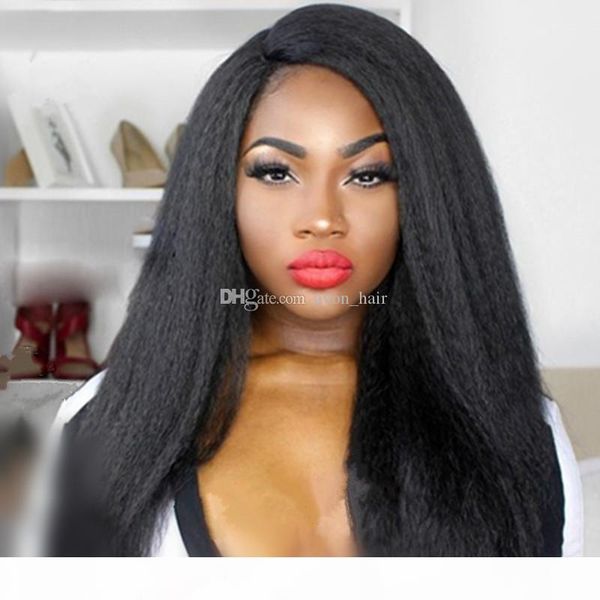 kinky straight glueless full lace wig with baby hair brazilian virgin human hair lace front wig for black woman, Black;brown
kinky straight glueless full lace wig with baby hair brazilian virgin human hair lace front wig for black woman, Black;brown