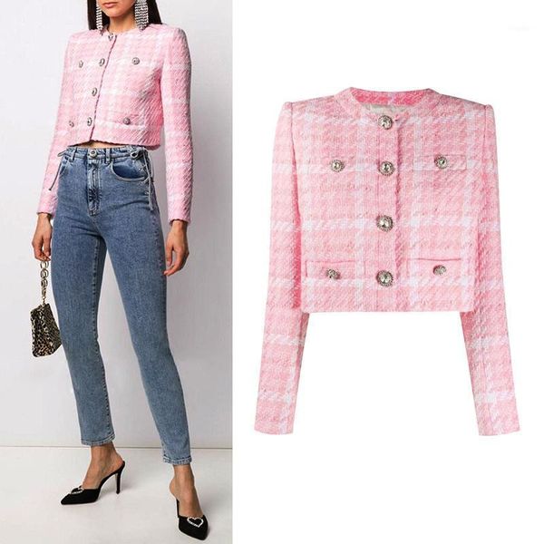 women's jackets celebrity small fragrance diamond wool lined short coat women s plaid tweed skirt versatile suit, Black;brown
women's jackets celebrity small fragrance diamond wool lined short coat women s plaid tweed skirt versatile suit, Black;brown