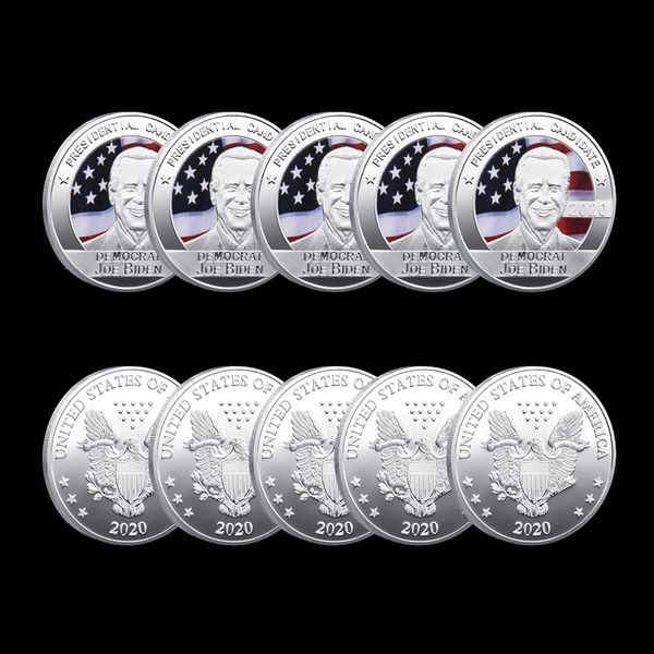 5pcs non magnetic metal craft us joe biden president 1oz silver plated commemorative souvenir coin collectible badge replica
5pcs non magnetic metal craft us joe biden president 1oz silver plated commemorative souvenir coin collectible badge replica