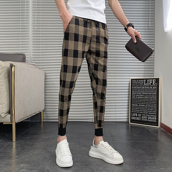 summer trousers plaid new thin hip fit hare pants man's ankle length streetwear corridors men's clothes 34 9fv7, Black
summer trousers plaid new thin hip fit hare pants man's ankle length streetwear corridors men's clothes 34 9fv7, Black