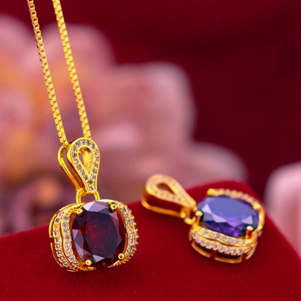 brillant oval cut 18k yellow gold filled shiny women pendant chain necklace gift, Silver
brillant oval cut 18k yellow gold filled shiny women pendant chain necklace gift, Silver