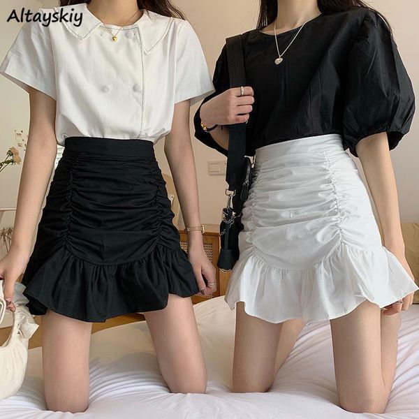 skirts women summer solid a-line mini ruched pleated ruffles slim high waist chic hips womens arrival ulzzang elegant, Black
skirts women summer solid a-line mini ruched pleated ruffles slim high waist chic hips womens arrival ulzzang elegant, Black