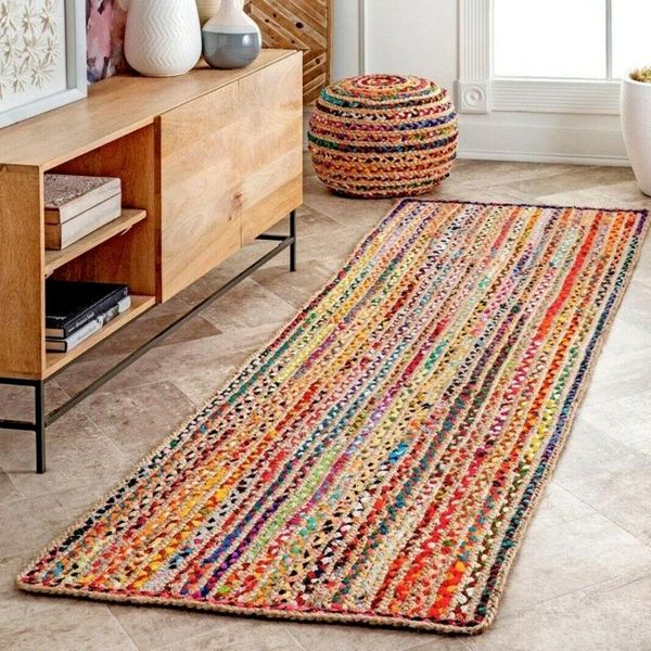 carpets jute cotton carpet 100% natural woven style area runner rug modern living home decoration
carpets jute cotton carpet 100% natural woven style area runner rug modern living home decoration