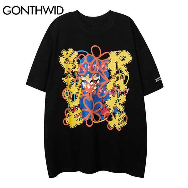 gonthwid tshirts creative graffiti casual cotton tee shirts streetwear hip hop casual fashion cotton harajuku short sleeve c0315, White;black
gonthwid tshirts creative graffiti casual cotton tee shirts streetwear hip hop casual fashion cotton harajuku short sleeve c0315, White;black