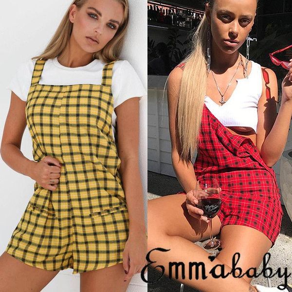 women's jumpsuits & rompers fashion boho cotton plaids romper playsuit jumpsuit ladies summer party strapless overalls harem short trou, Black;white
women's jumpsuits & rompers fashion boho cotton plaids romper playsuit jumpsuit ladies summer party strapless overalls harem short trou, Black;white
