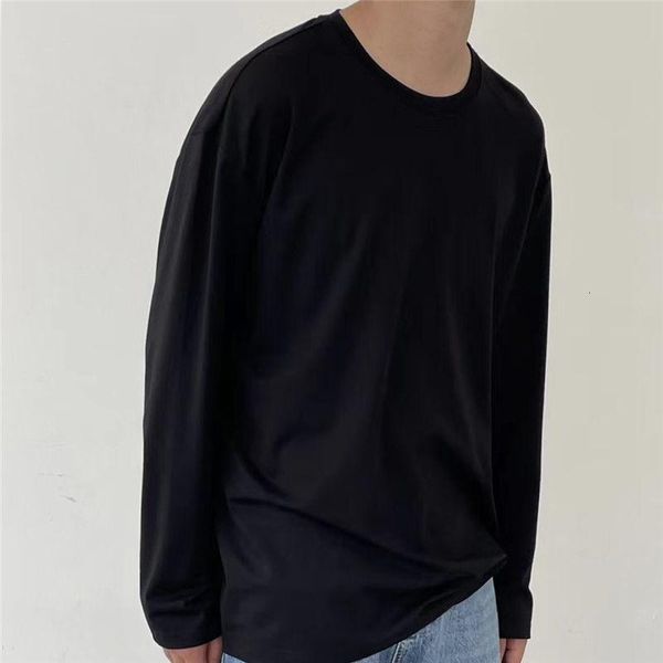 men's t-shirts clothing long sleeve solid color t-shirt 2021 autumn simple base round collar off shoulder tee for male, White;black
men's t-shirts clothing long sleeve solid color t-shirt 2021 autumn simple base round collar off shoulder tee for male, White;black